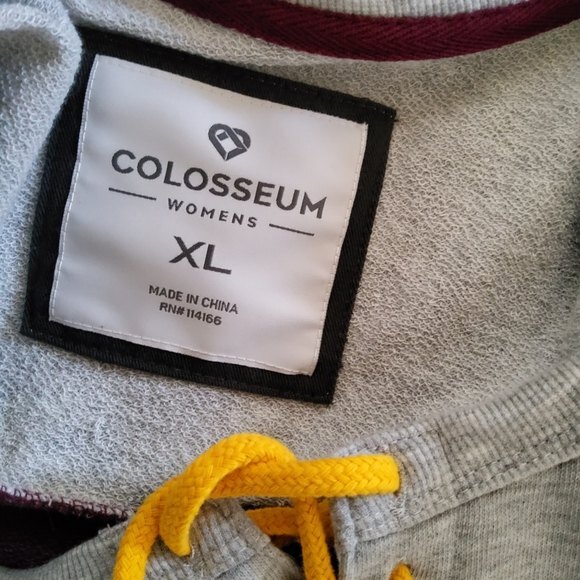 Colosseum University of Minnesota Gophiers Lace Up Sweatshirt XL New - Picture 5 of 7